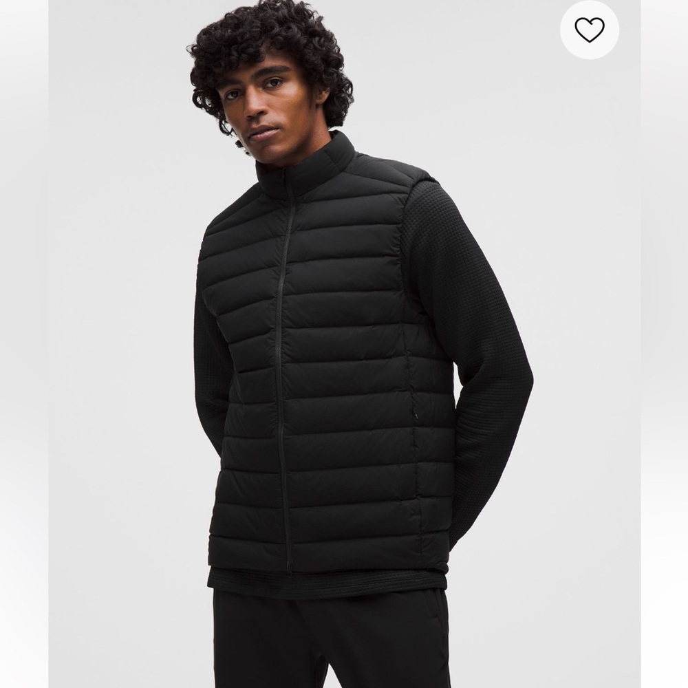 Men’s Lululemon Black Navigation Down Vest